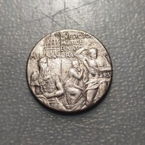 ITALIA ROMA MIGUEL ANGEL MEDALLA PLATA