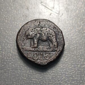 CEYLON SRI LANKA GEORGE III EAST INDIA COMPANY 1/12 RIXDOLLAR 1813 ESCASA