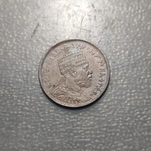 ETIOPIA ETHIOPIA MENELIK II 1/32 BIRR EE 1889 (1903) MBC/MBC+