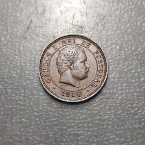 PORTUGAL CARLOS I 5 REIS 1906 EBC