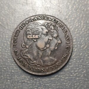 FRANCIA FRANCE MEDALLA 1793 EJECUCION LOUIS XIV & MARIA ANTONIETA MARIE ANTO