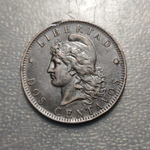 ARGENTINA 2 CENTAVOS 1888 ESCASA