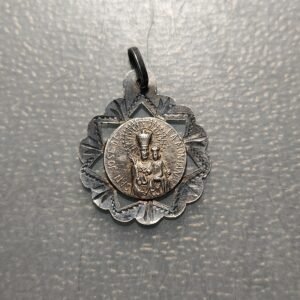 MEDALLA RELIGIOSA BARCELONA SAN JOSE DE LA MONTAÑA MEDALLA CALADA PLATA