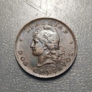 ARGENTINA 2 CENTAVOS 1880 MBC+