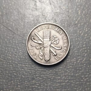 MEXICO 5 CENTAVOS 1882 MBC