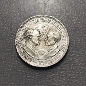 FILIPINAS PHILIPPINES 50 CENTAVOS 1936 SEA SALVACE OXIDACIONES MARINAS