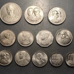 TAILANDIA THAILAND LOTE 13 MONEDAS