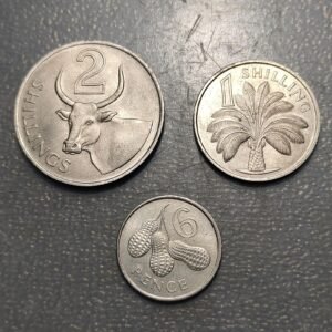 GAMBIA ELIZABETH II LOTE 3 MONEDAS EBC+/SC-