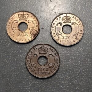 BRITISH EAST AFRICA LOTE 3 MONEDAS