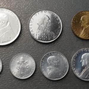 VATICANO PABLO VI SERIE ANUAL MONEDAS 1965 1+2+5+10+20+50+100 LIRE SC UNC