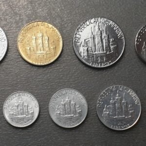 SAN MARINO 1984 SERIE ANUAL MONEDAS 1+2+5+10+20+50+100+200+500 LIRE SC UNC