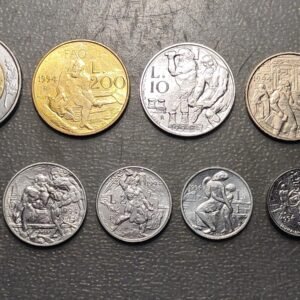 SAN MARINO 1994 SERIE ANUAL MONEDAS 1+2+5+10+20+50+100+200+500 LIRE SC UNC