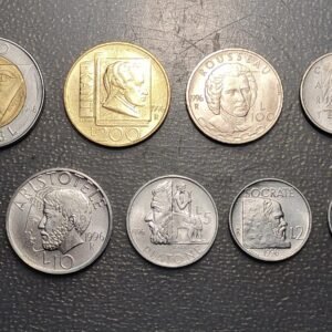 SAN MARINO 1996 SERIE ANUAL MONEDAS  1+2+5+10+20+50+100+200+500 LIRE SC UNC