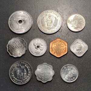 PAISES ASIA ASIAN COUNTRIES LOTE 10 MONEDAS EBC/SC