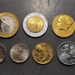 SAN MARINO 2000 SERIE ANUAL MONEDAS 1+2+5+10+20+50+100+200+500 LIRE SC UNC