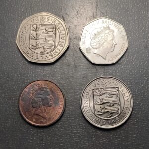 GUERNSEY LOTE 4 MONEDAS EBC+
