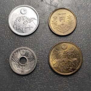 JAPON JAPAN LOTE 4 MONEDAS EBC/EBC+