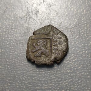 ESPAÑA MADRID CARLOS II 2 MARAVEDIS 1680