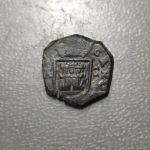 ESPAÑA MADRID? CARLOS II 2 MARAVEDIS 1680