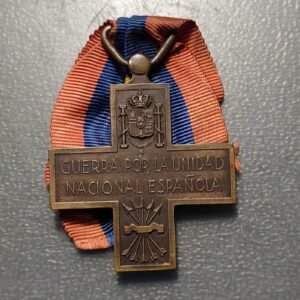 GUERRA CIVIL MEDALLA-CRUZ ITALIANA 1936 GUERRA POR LA UNIDAD NACIONAL ESPAÑOLA