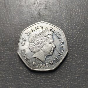 ISLA DE MAN ISLE OF MAN 50 PENCE 1998 TOURIST TROPHY
