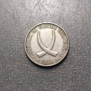 GUINEA ECUATORIAL 5 PESETAS 1969 MBC