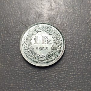 SUIZA SWITZERLAND 1 FRANC 1945 B SC-