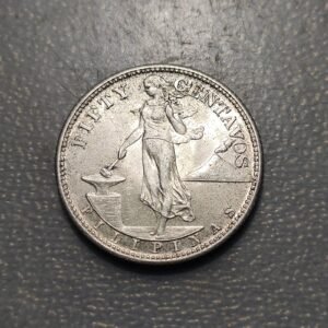 FILIPINAS PHILIPPINES 50 CENTAVOS 1944 EBC+/SC