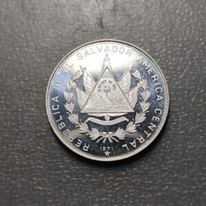EL SALVADOR 5 COLONES 1971