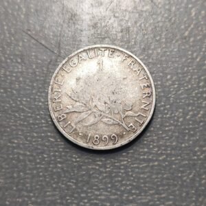 FRANCIA FRANCE 1 FRANCO 1 FRANC 1899