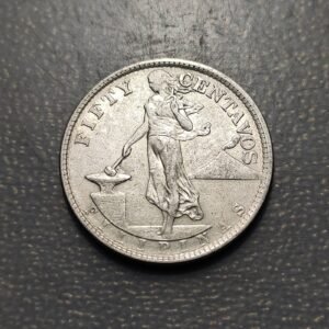 FILIPINAS PHILIPPINES 50 CENTAVOS 1920 OCUPACION EEUU MBC+