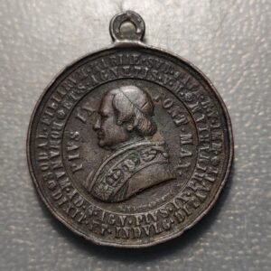 MEDALLA RELIGIOSA PAPA PIO IX VIRGEN INMACULADA