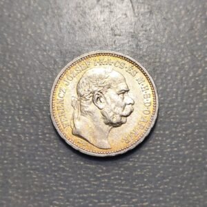 HUNGRIA HUNGARY 1 CORONA 1915 (KB) EBC+/SC-