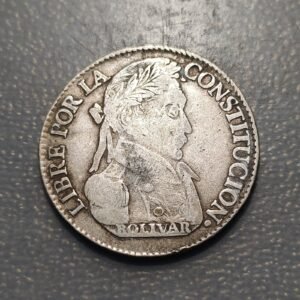 BOLIVIA POTOSI 4 SOLES 1830 JL