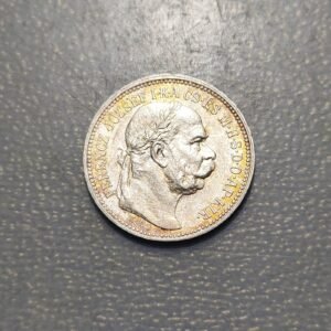 HUNGRIA HUNGARY 1 CORONA 1915 (KB) EBC/EBC+