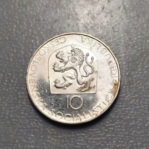 CZEKOSLOVAKIA CHECOSLOVAQUIA 10 KORUN 1968 PROOF EBC-