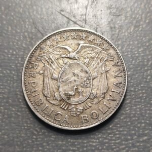BOLIVIA 50 CENTAVOS 1904 MBC