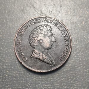 SUECIA SWEDEN CARL XIV 1 SKILLING BANCO 1836 MBC-