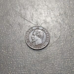 FRANCIA FRANCE NAPOLEON III 1 CENTIME 1854 BB STRASBOURG EBC