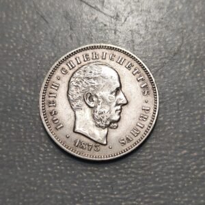 ITALIA FICHA 1 LIRA 1873 GIUSEPPE CHIERICHETTI MBC