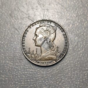 SOMALIA FRANCESA DJIBOUTI 20 FRANCS 1952