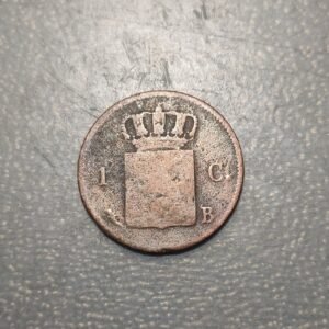 NETHERLANDS PAISES BAJOS 1 CENT 1826 B ESCASA SCARCE