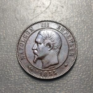 FRANCIA FRANCE NAPOLEON III 10 CENTIMES 1855 BB STRASBOURG