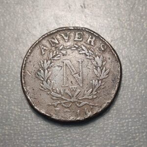 BELGICA BELGIUM NAPOLEON ASEDIO AMBERES ANTWERP 10 CENTIMES 10 CENT 1914