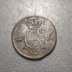 SUECIA SWEDEN GUSTAV IV ADOLF 1/4 SKILLING 1802 MBC