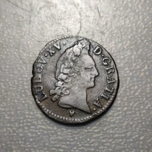 FRANCIA FRANCE LOUIS XV DEMI SOL D'AIX 1/2 SOL 1768