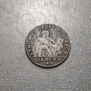 ITALIA PARMA FERDINANDO I BORBON INFANTE DE ESPAÑA 20 SOLDI 1795