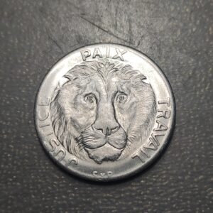 CONGO 10 FRANCS 1865 SC UNC