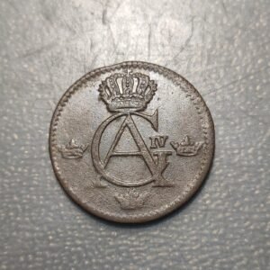 SUECIA SWEDEN GUSTAV IV ADOLF 1/4 SKILLING 1802 MBC