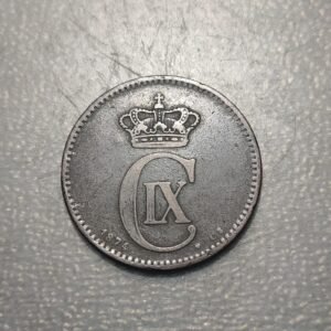 SUECIA SWEDEN CARL IX 5 ORE 1874 MBC